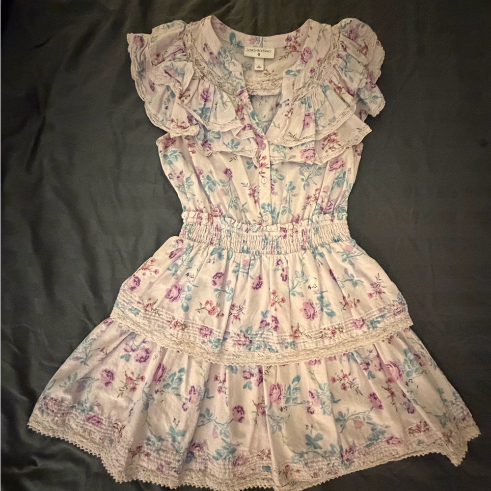Love Shack Fancy by Target Floral Lavendar Dress size XS